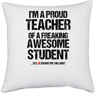 UDNAG Polyester Cushions & Pillows Cover(40.5 cm*40.5 cm, White)