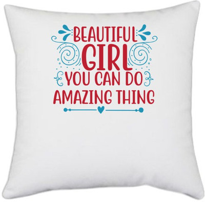 UDNAG Polyester Cushions & Pillows Cover(40.5 cm*40.5 cm, White)