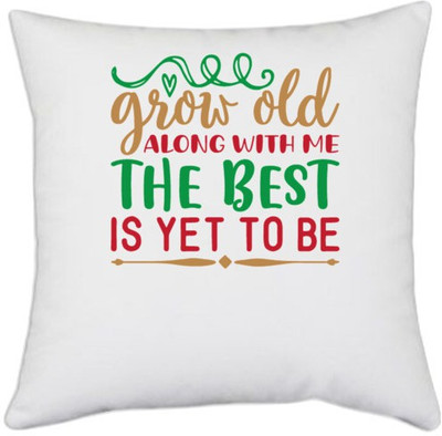 UDNAG Polyester Cushions & Pillows Cover(40.5 cm*40.5 cm, White)