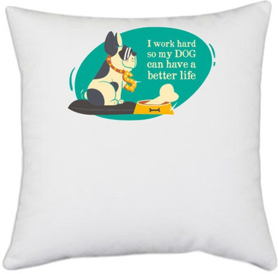 UDNAG Polyester Cushions & Pillows Cover(40.5 cm*40.5 cm, White)