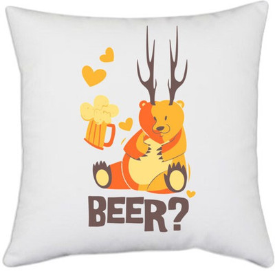 UDNAG Polyester Cushions & Pillows Cover(40.5 cm*40.5 cm, White)