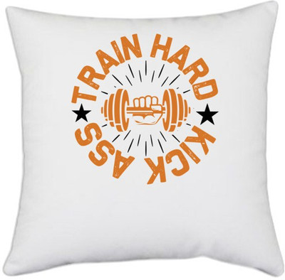 UDNAG Polyester Cushions Cover(40.5 cm*40.5 cm, White)