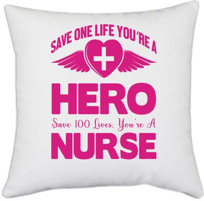 UDNAG Polyester Cushions & Pillows Cover(40.5 cm*40.5 cm, White)