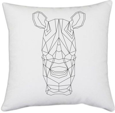 UDNAG Printed Cushions & Pillows Cover(40.5 cm*40.5 cm, White)