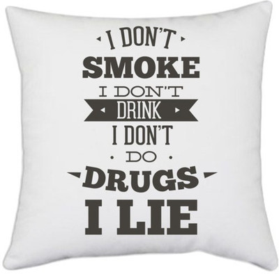UDNAG Polyester Cushions & Pillows Cover(40.5 cm*40.5 cm, White)