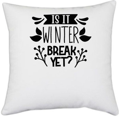 UDNAG Polyester Cushions Cover(40.5 cm*40.5 cm, White)