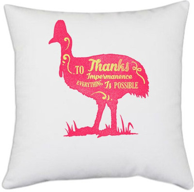 UDNAG Polyester Cushions & Pillows Cover(40.5 cm*40.5 cm, White)