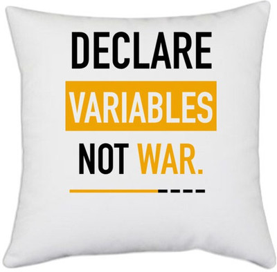 UDNAG Polyester Cushions & Pillows Cover(40.5 cm*40.5 cm, White)