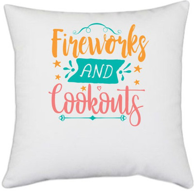 UDNAG Polyester Cushions & Pillows Cover(40.5 cm*40.5 cm, White)