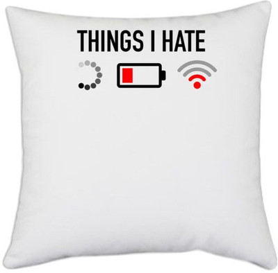 UDNAG Polyester Cushions & Pillows Cover(40.5 cm*40.5 cm, White)
