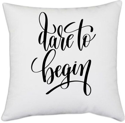 UDNAG Polyester Cushions & Pillows Cover(40.5 cm*40.5 cm, White)