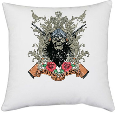 UDNAG Polyester Cushions & Pillows Cover(40.5 cm*40.5 cm, White)