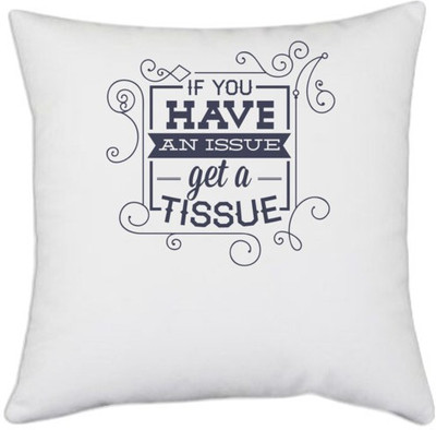 UDNAG Polyester Cushions & Pillows Cover(40.5 cm*40.5 cm, White)