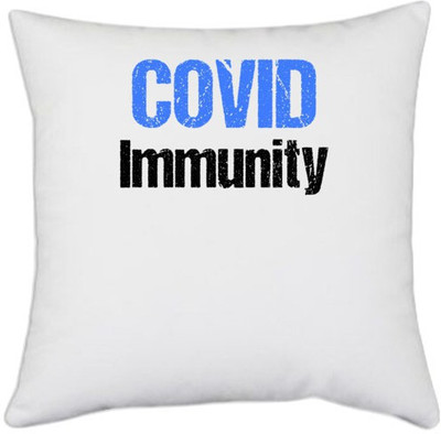 UDNAG Polyester Cushions Cover(40.5 cm*40.5 cm, White)