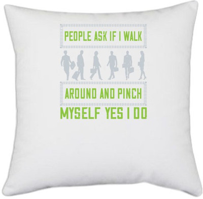 UDNAG Polyester Cushions & Pillows Cover(40.5 cm*40.5 cm, White)