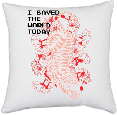 UDNAG Polyester Cushions & Pillows Cover(40.5 cm*40.5 cm, White)