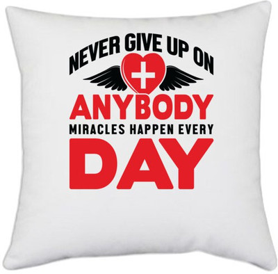 UDNAG Polyester Cushions & Pillows Cover(40.5 cm*40.5 cm, White)