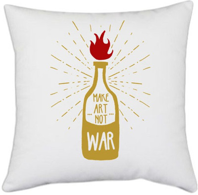 UDNAG Polyester Cushions & Pillows Cover(40.5 cm*40.5 cm, White)