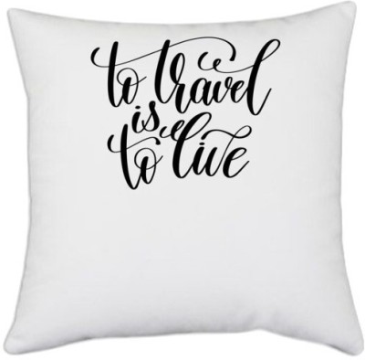 UDNAG Printed Cushions & Pillows Cover(40.5 cm*40.5 cm, White)