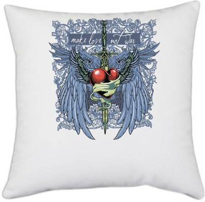 UDNAG Polyester Cushions & Pillows Cover(40.5 cm*40.5 cm, White)