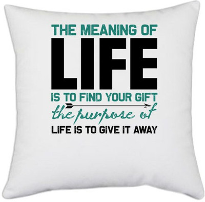UDNAG Polyester Cushions & Pillows Cover(40.5 cm*40.5 cm, White)