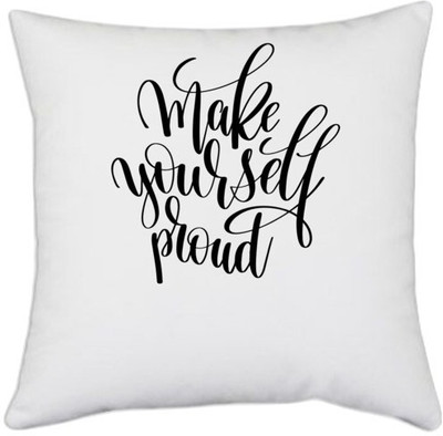 UDNAG Polyester Cushions & Pillows Cover(40.5 cm*40.5 cm, White)