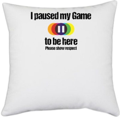 UDNAG Polyester Cushions & Pillows Cover(40.5 cm*40.5 cm, White)