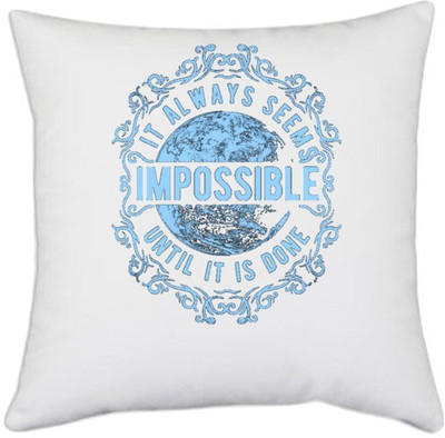 UDNAG Polyester Cushions & Pillows Cover(40.5 cm*40.5 cm, White)