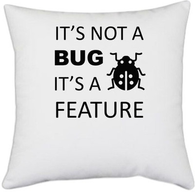 UDNAG Polyester Cushions & Pillows Cover(40.5 cm*40.5 cm, White)
