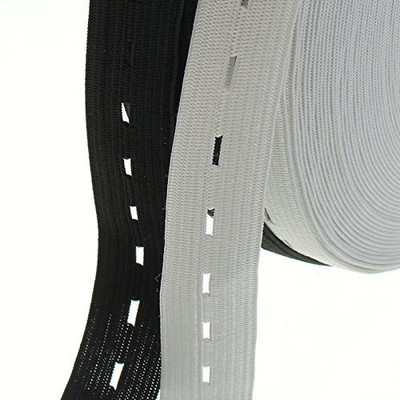 REENA Elastic Thread and Cord Black Elastic(30 m)