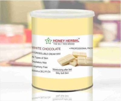 HONEY HERBAL White Chocolate Hair Removal Wax(800gm) Cream(800 g)