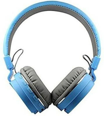 GUGGU TEG_699O_SH12 Over the head Bluetooth Headset Bluetooth(Blue, On the Ear)