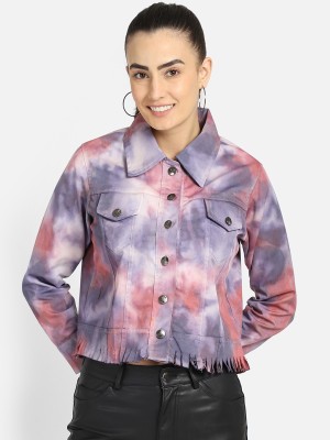 Emeros 3/4th Sleeve Dyed/Ombre Women Jacket