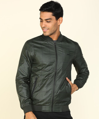 Peter England University Full Sleeve Checkered Men Jacket