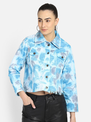 Emeros Full Sleeve Dyed/Ombre Women Jacket