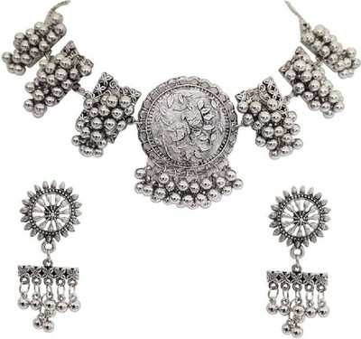 shiv creation Brass Silver Silver Jewellery Set(Pack of 1)