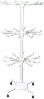 JMALL ™ 3 Layer Metal Multi Layer Rotating , Chain, Ear-rings, Bracelet, Keyring, Iron Key Holder(30 Hooks)
