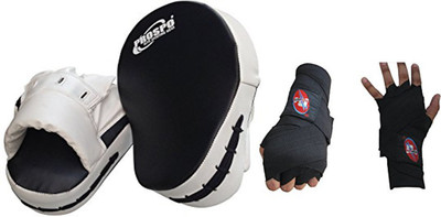 PROSPO Focus pad and Hand wrap pack Boxing Kit