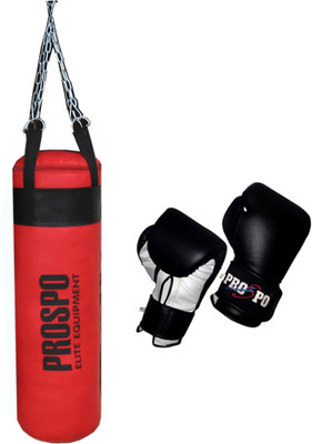 PROSPO Strong vinly Hanging (36 inch) With 12 Oz Boxing Gloves Boxing Kit