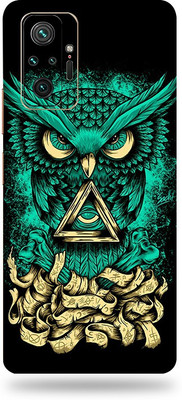 BUGGU Redmi Note 10 Pro Max Mobile Skin(Ultra Super Angry Owl Skin With High Matte Finish., Mobile Skin (Back+Side+Camera))