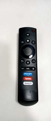 Akshita TV AK 771----- 4K FHD LCD LED Smart TV Remote Control (Without Voice Function) with Function Netflix YouTube Prime Video Google Play Remote Control ( Chake Image With Old Remote ) KODAK Remote Controller(Black)