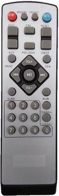 Cezo HM EIFEL Home Theater System Compatible For Home Theater  Remote Controller (Gray, Black) INTEX Remote Controller(Grey, Black)
