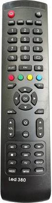 Cezo Led 380 Led LCD Smart TV HDTV Remote Control Compatible for Lloyd Remote Controller (Black) Llyod Remote Controller(Black)