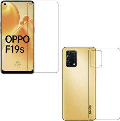 wooden craft Front and Back Screen Guard for Oppo F19s {Flexible}, CPH2219, CPH2223, F19s(Pack of 2)