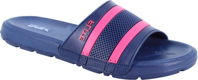 FLITE Women SLIDE, EXTRA SOFT SLIPPER FOR WOMEN Slides(Navy, Pink , 5)