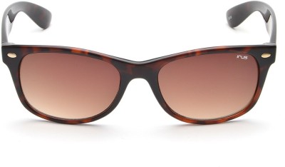 IRUS Retro Square Sunglasses(For Men & Women, Brown)