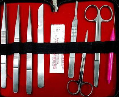 ARINEO 12 pcs Advanced Dissection Kit Utility Forceps