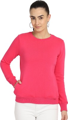 Dyca Full Sleeve Solid Women Sweatshirt