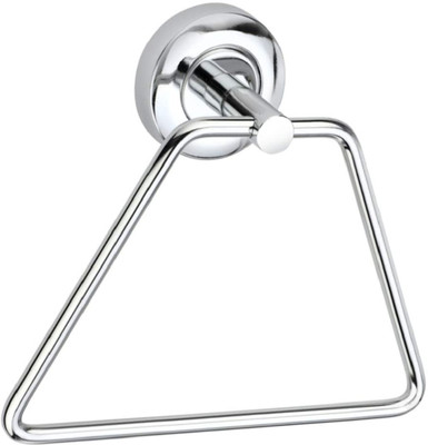 LMX Desire Stainless Steel Silver, Towel ring/Napkin Holder, Triangle, Chrome Finish Towel Holder(Stainless Steel)