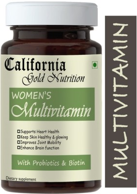 California Gold Nutrition True Vitamins with Minerals for Women(60 Capsules)